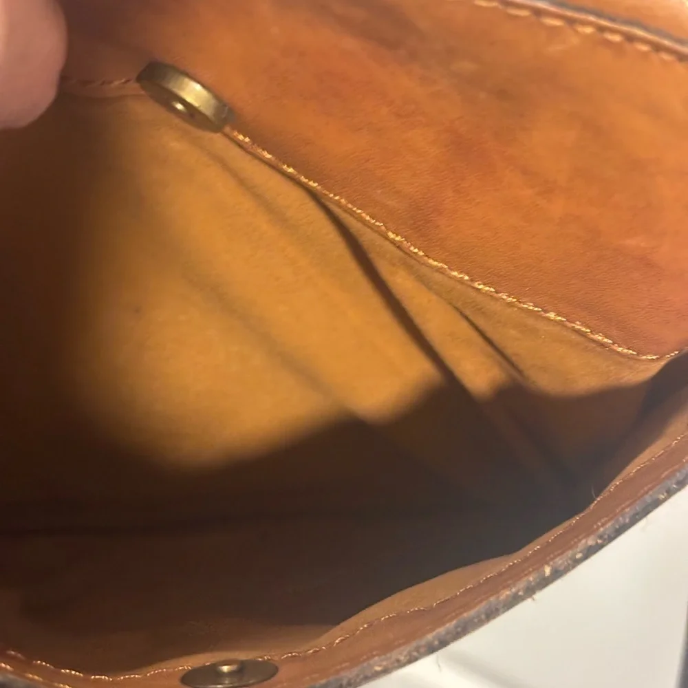 Patricia Nash Tan Leather Crossbody Bag with Floral Design - Picture 10 of 16